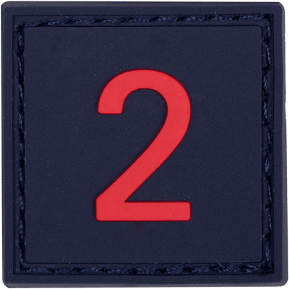 Built for Athletes Patches 2 Red Bull Racing 0-9 Number Rubber Patches