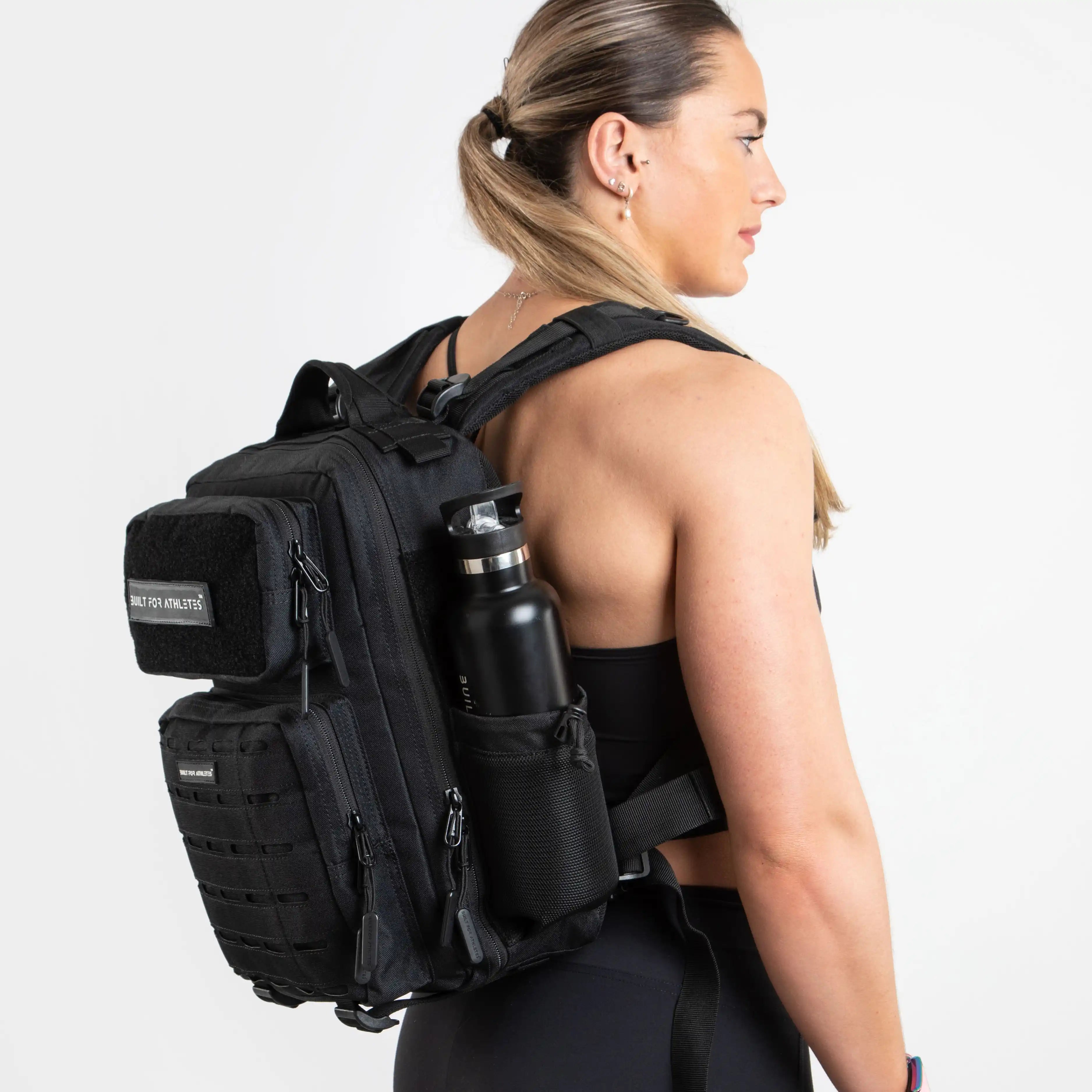15L Black Gym Fitness Backpack Built For Athletes Built for Athletes