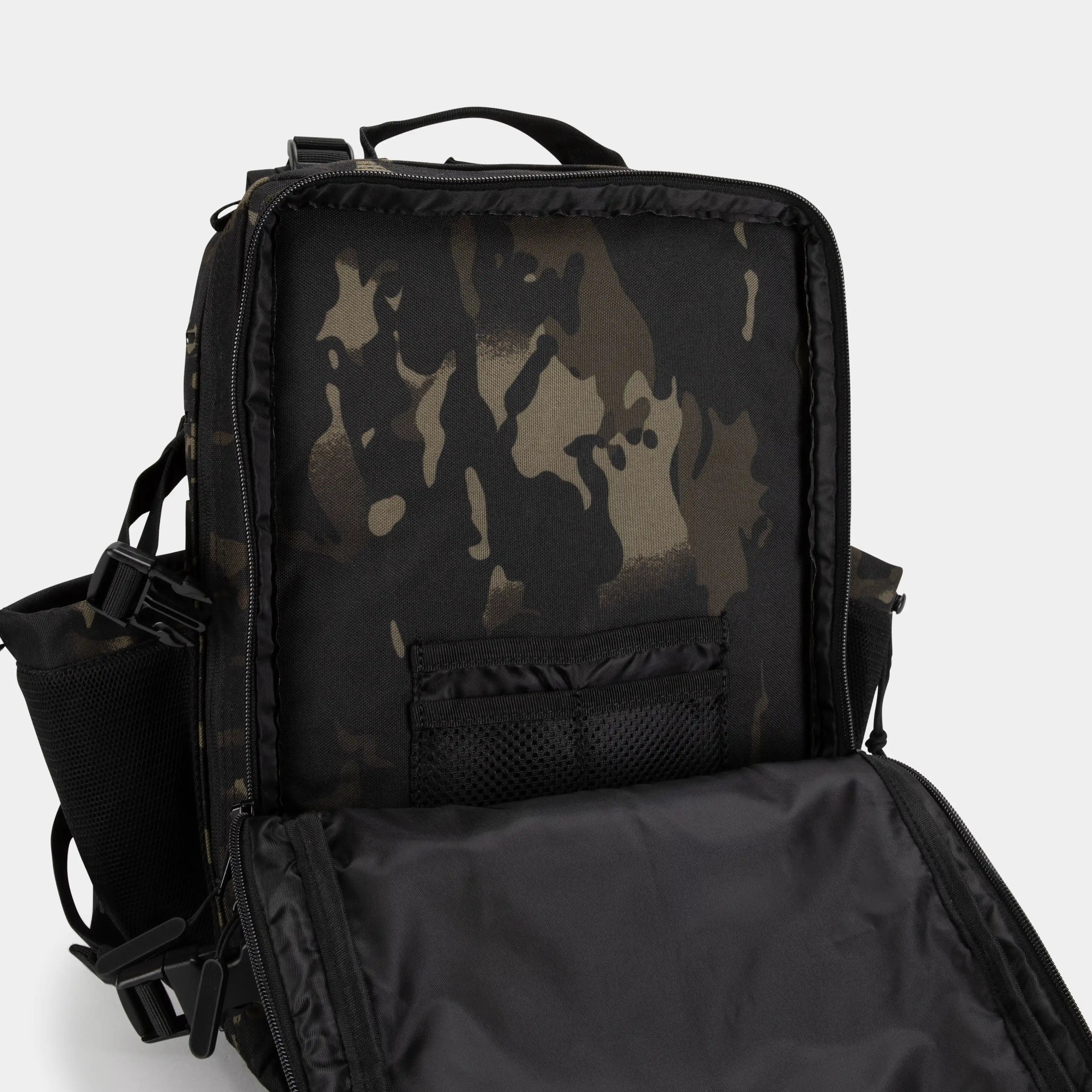 Built for Athletes Backpacks Small Black Camo Gym Backpack