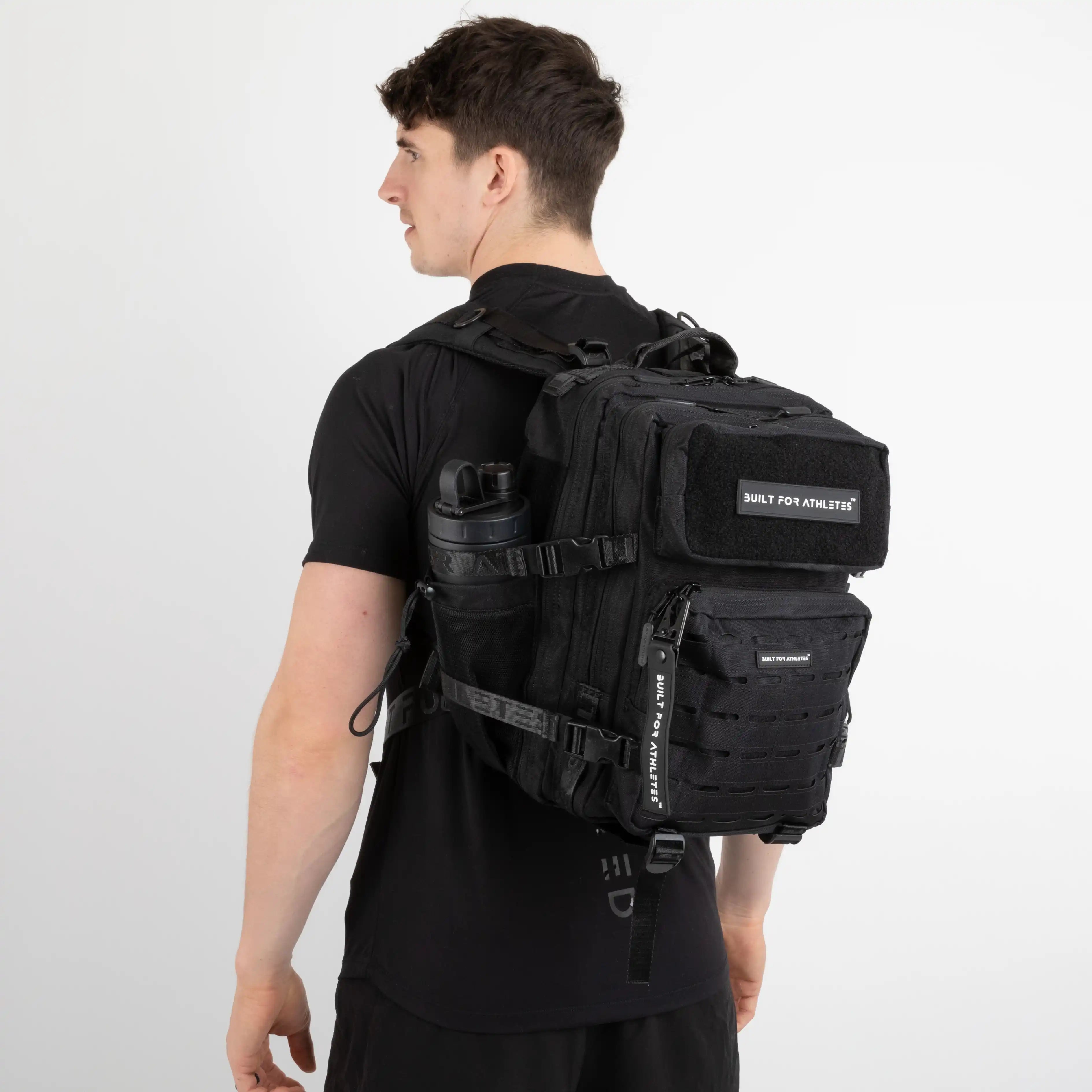Built for Athletes Backpacks Small Black Gym Backpack