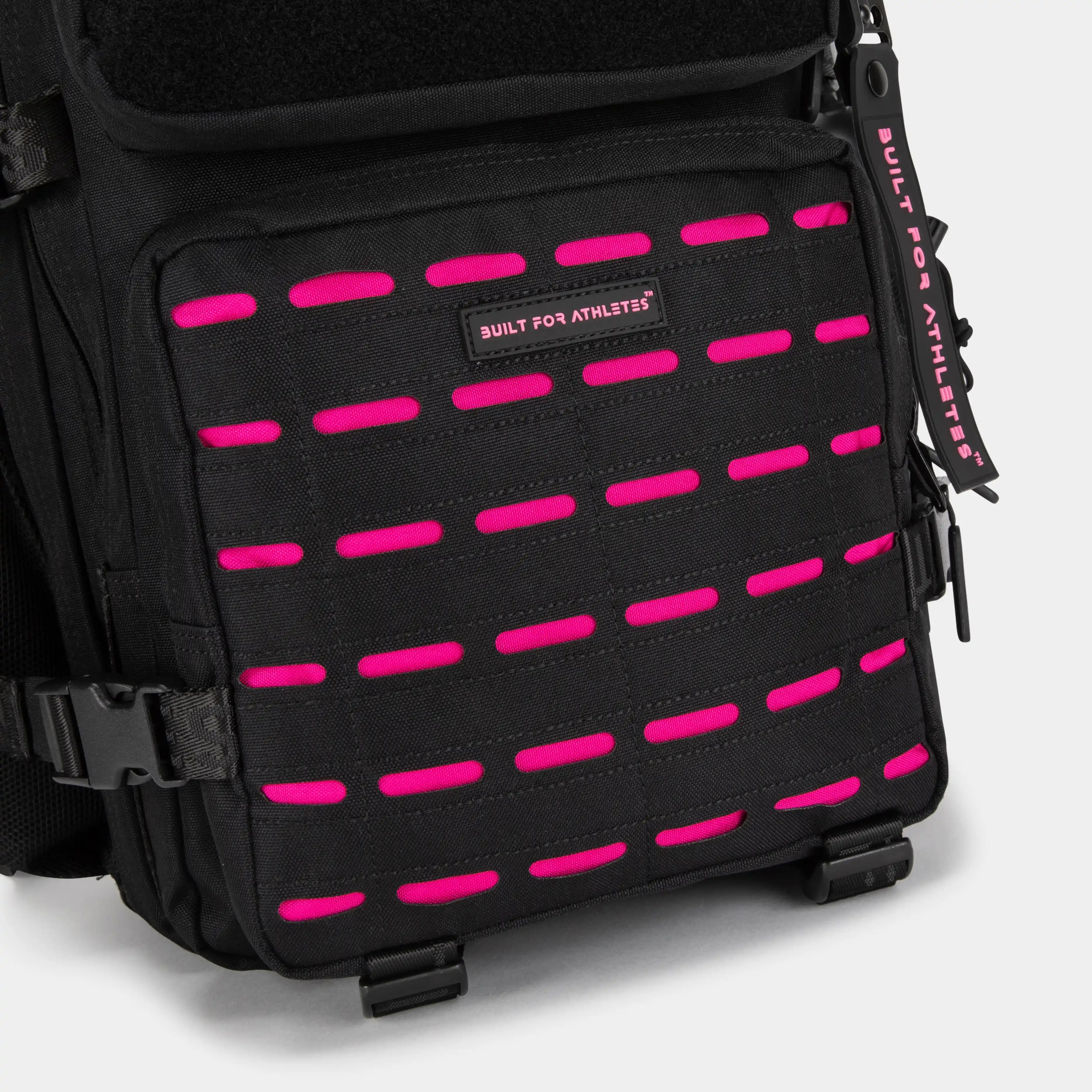 Built for Athletes Backpacks Small Black & Pink Gym Backpack