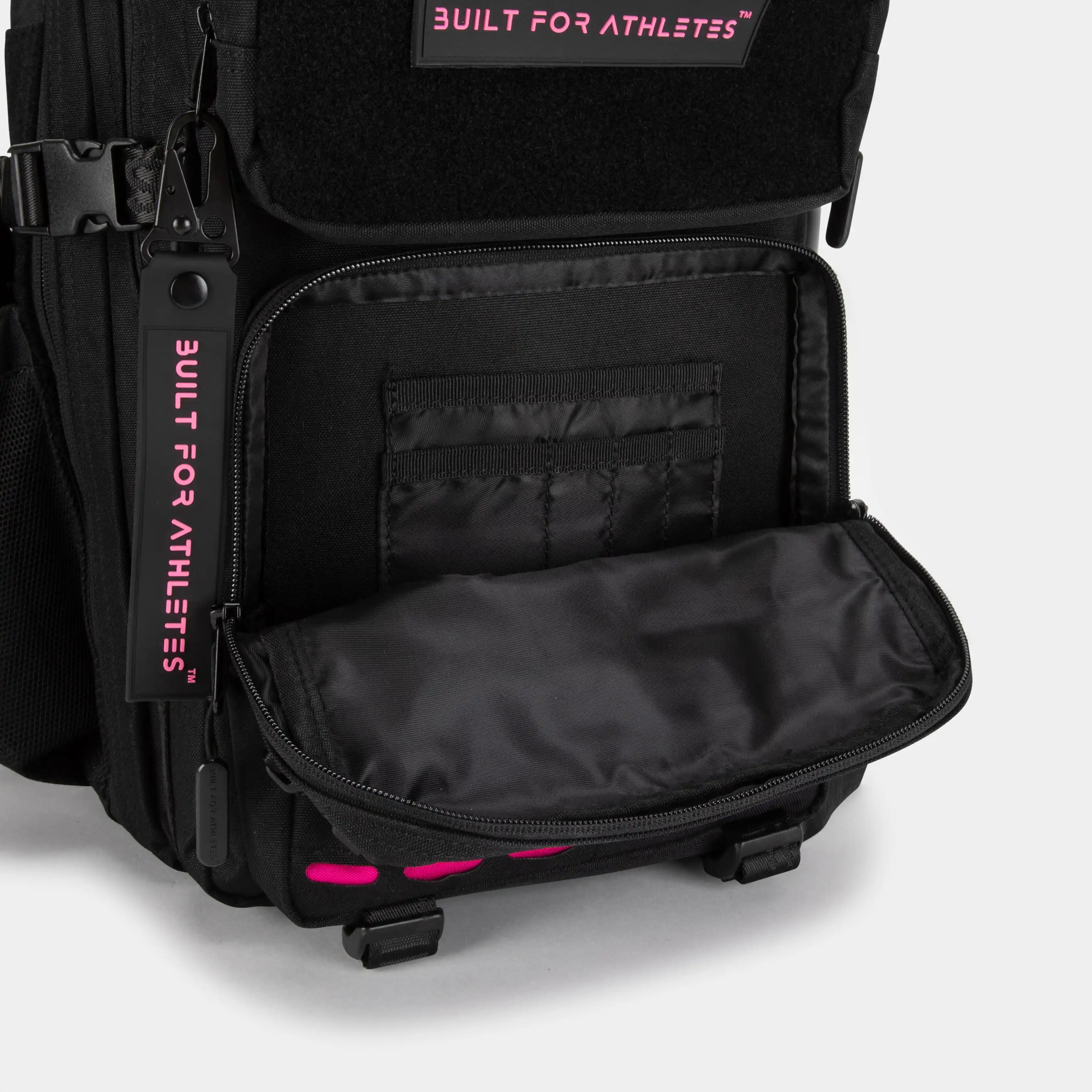 Built for Athletes Backpacks Small Black & Pink Gym Backpack