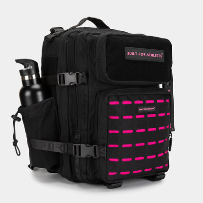 Built for Athletes Backpacks Small Black & Pink Gym Backpack