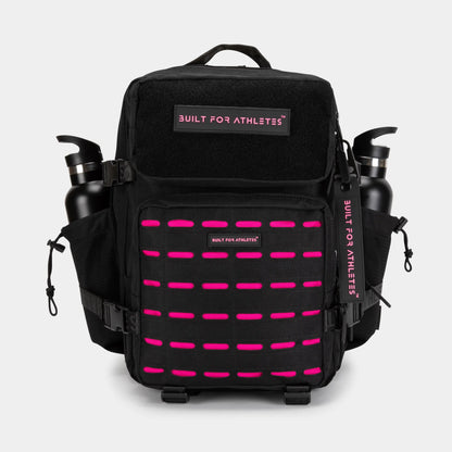 Built for Athletes Backpacks Small Black & Pink Gym Backpack