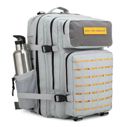 Built for Athletes Backpacks Small Grey & Yellow Backpack