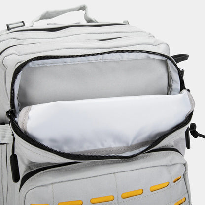 Built for Athletes Backpacks Small Grey & Yellow Backpack