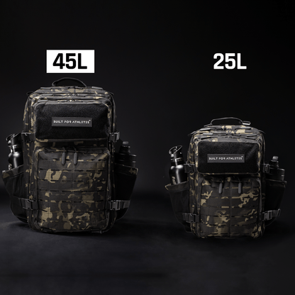 Built for Athletes Bundles Small & Large Black Camo Backpack Bundle