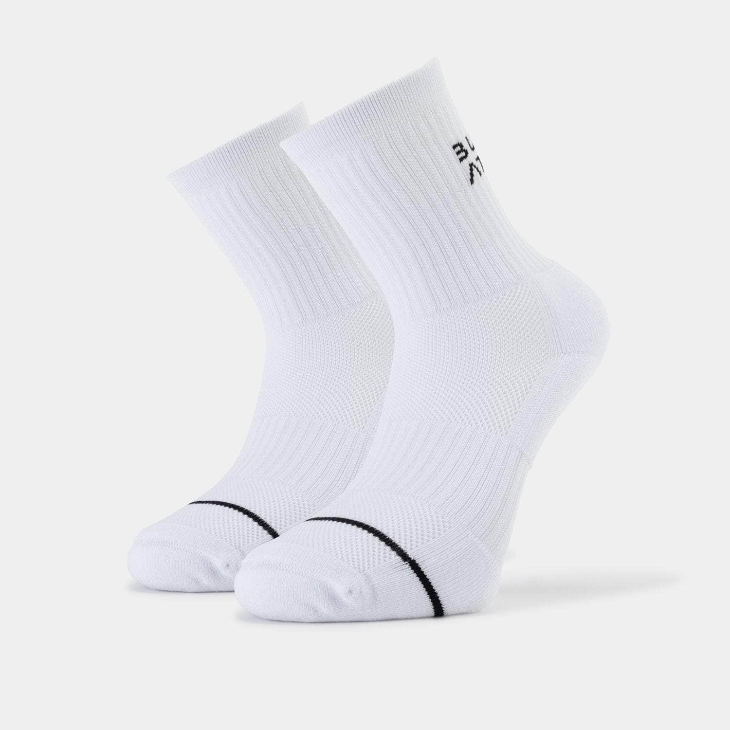 Built For Athletes Socks White Crew Training Sock