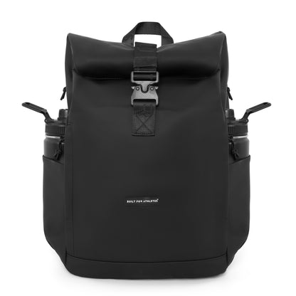 Black Roll Top 22L Backpack
