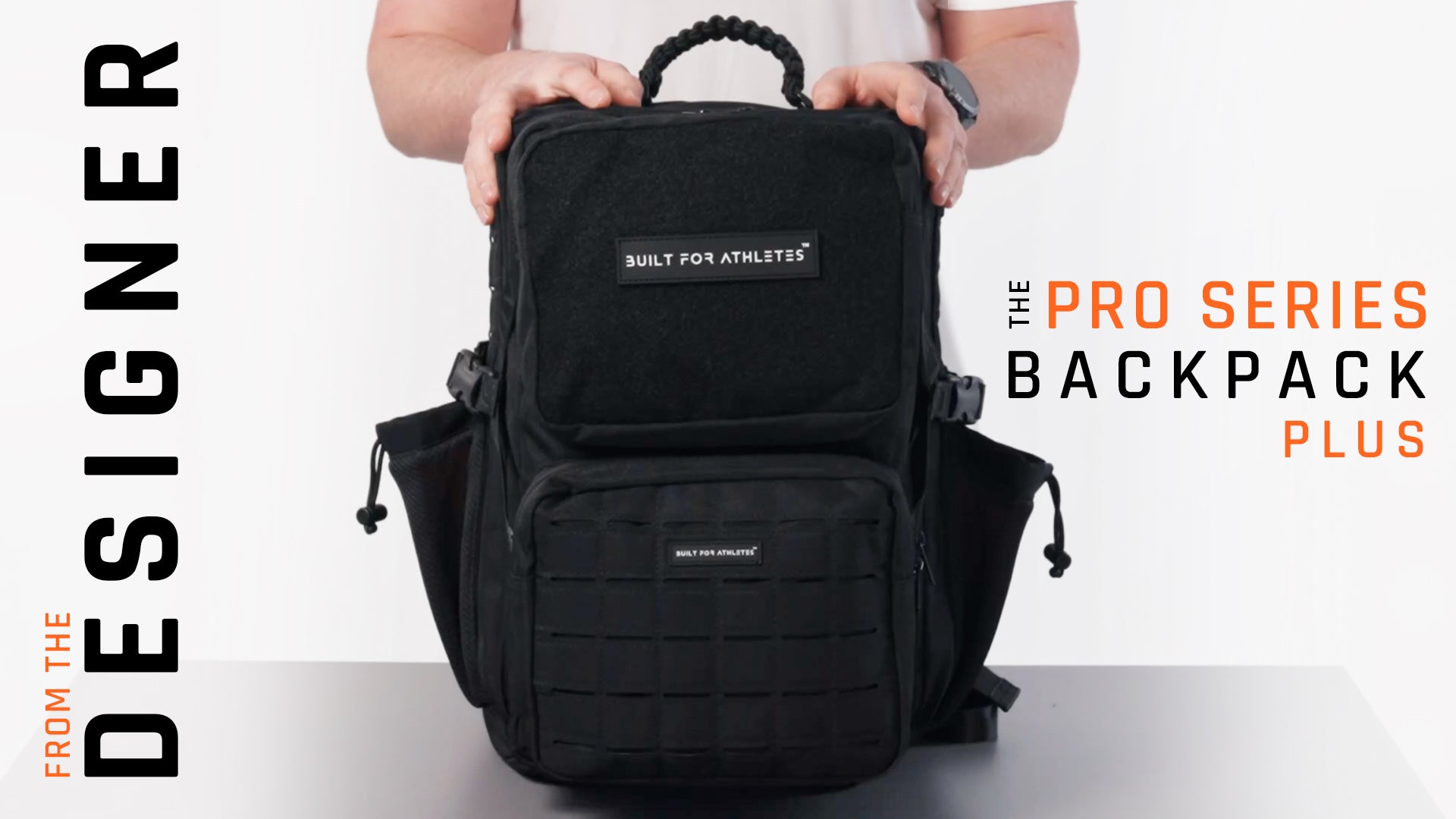 Black Pro Series Backpack Plus – Built for Athletes™