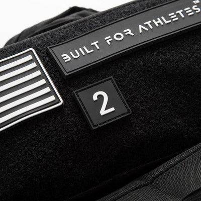 Built for Athletes Patches 0-9 Number Rubber Patches