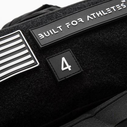 Built for Athletes Patches 0-9 Number Rubber Patches