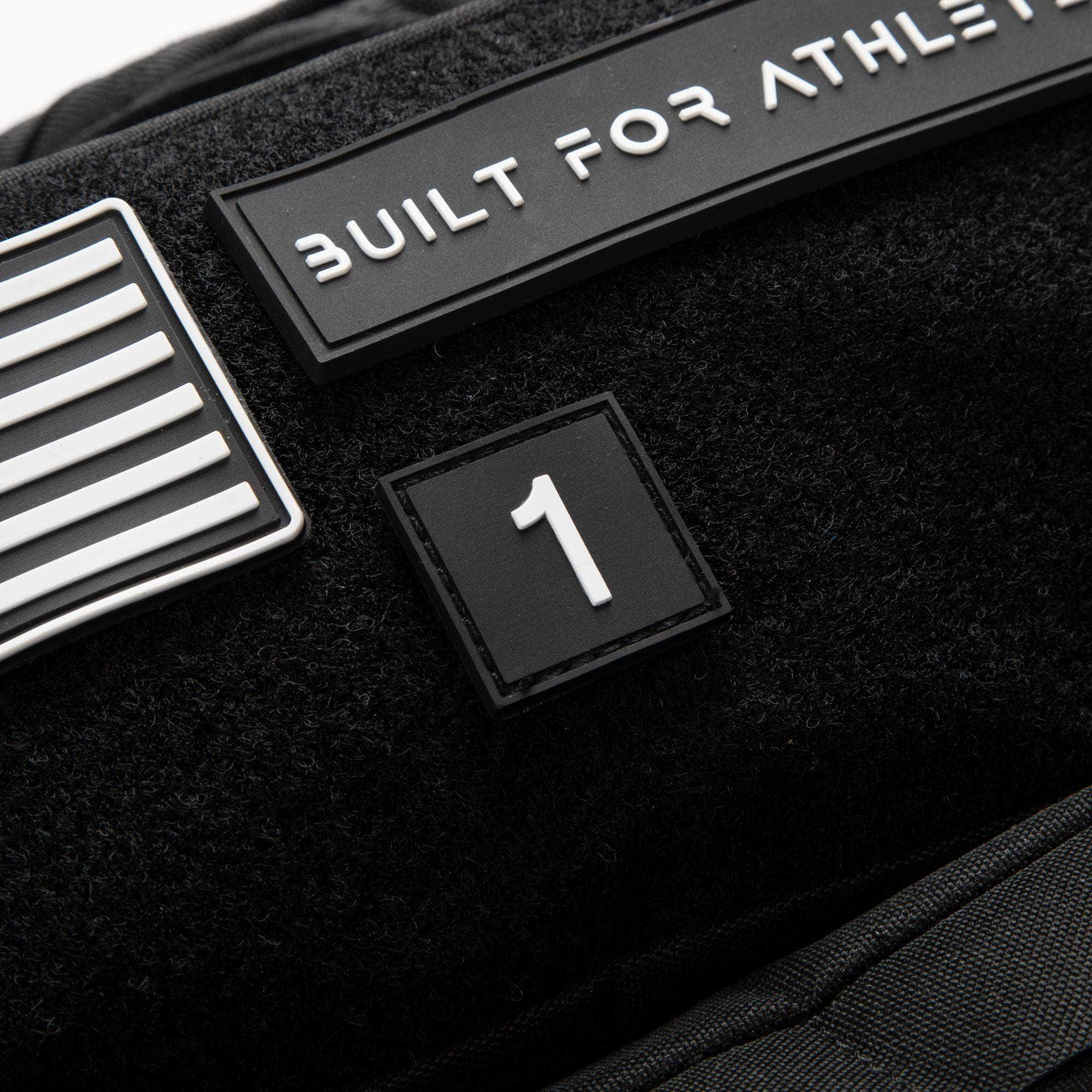 Built for Athletes Patches 0-9 Number Rubber Patches