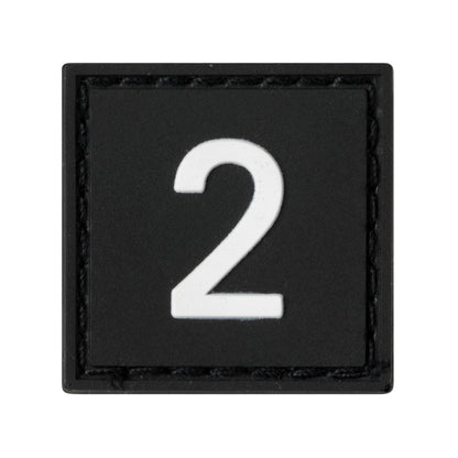 Built for Athletes Patches 2 0-9 Number Rubber Patches