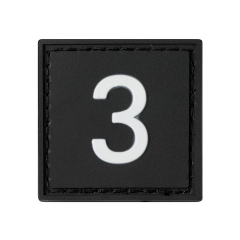 Built for Athletes Patches 3 0-9 Number Rubber Patches