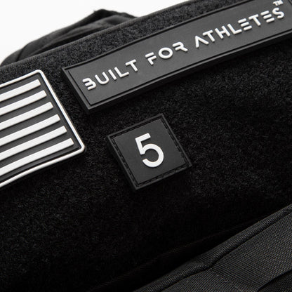 Built for Athletes Patches 0-9 Number Rubber Patches