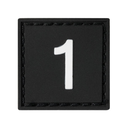 Built for Athletes Patches 1 0-9 Number Rubber Patches