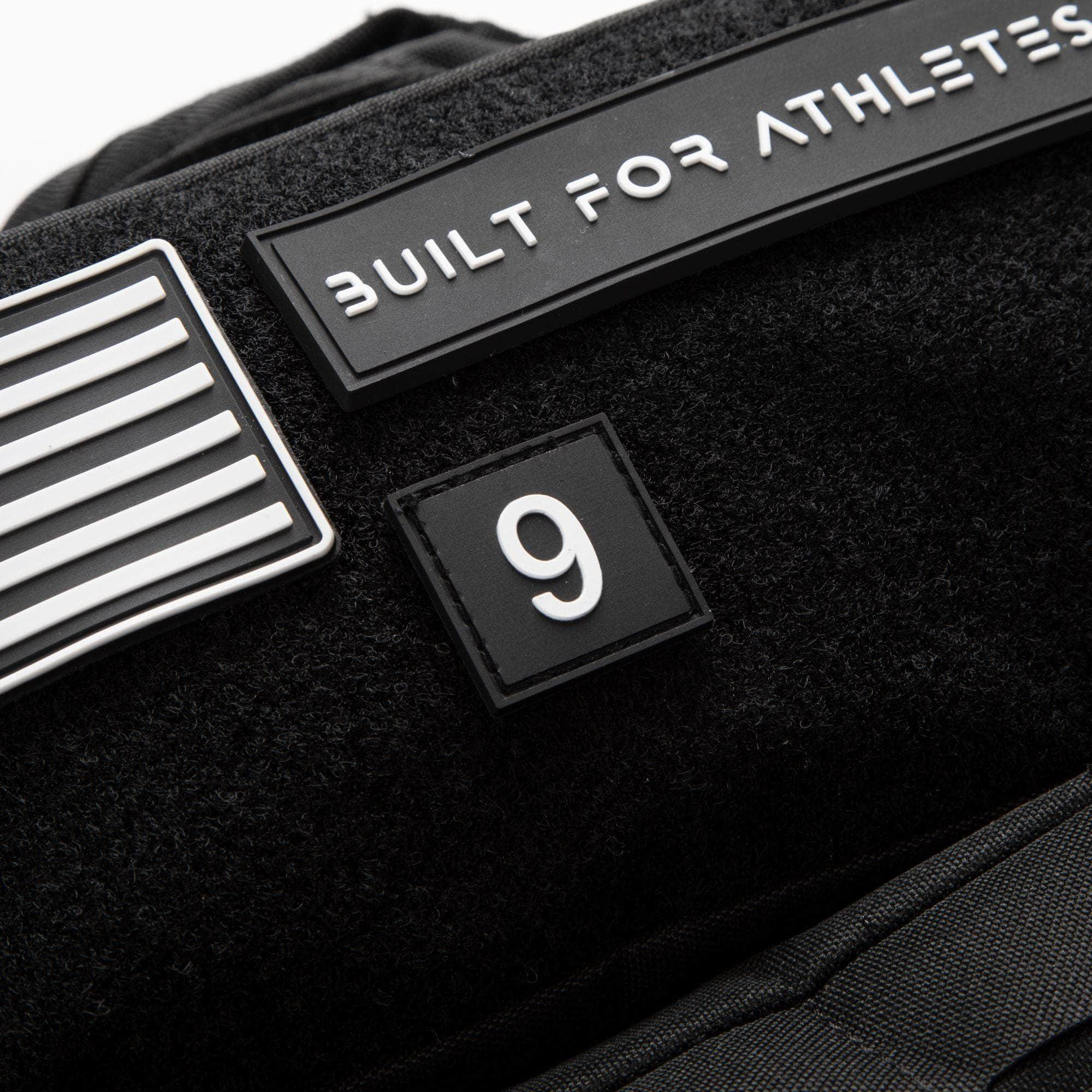 Built for Athletes Patches 0-9 Number Rubber Patches