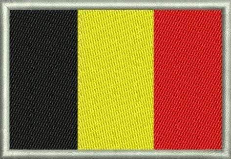 Built for Athletes Patches Belgium Flag Patch