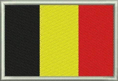 Built for Athletes Patches Belgium Flag Patch
