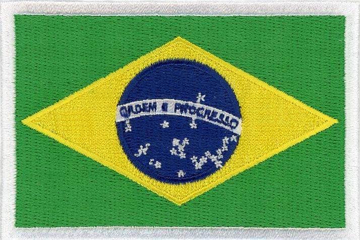 Built for Athletes Patches Brazil Flag Patch