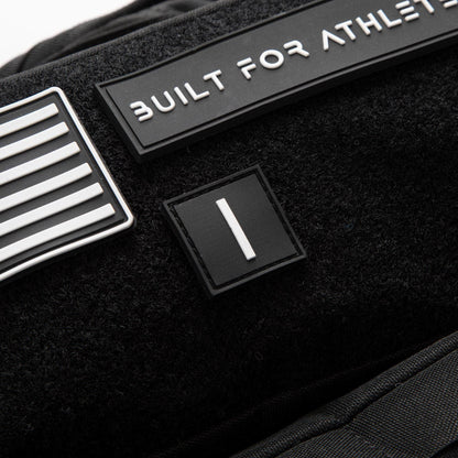 Built for Athletes Patches Letter Rubber Patches