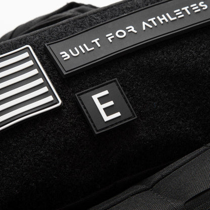 Built for Athletes Patches Letter Rubber Patches