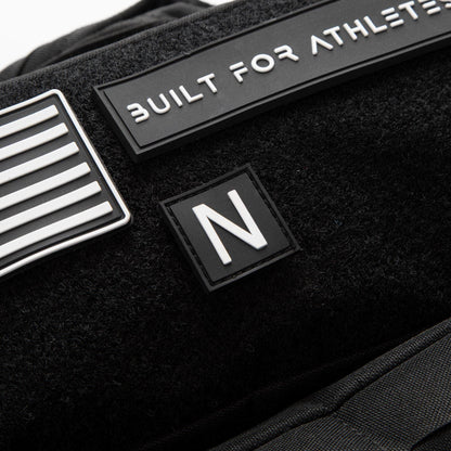 Built for Athletes Patches Letter Rubber Patches