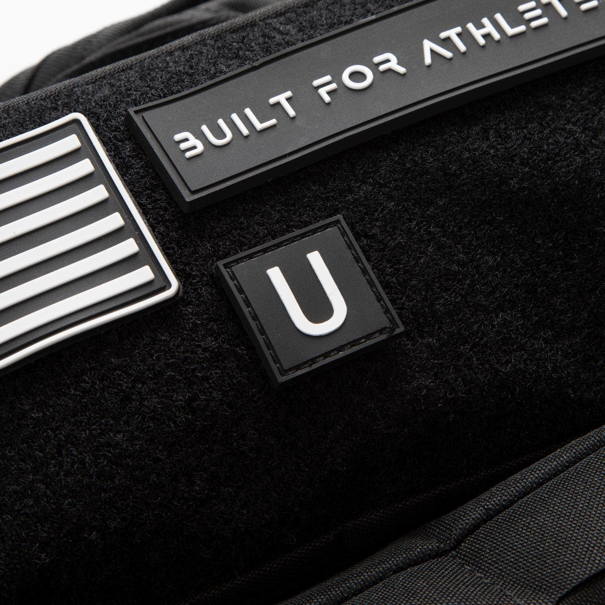 Built for Athletes Patches Letter Rubber Patches