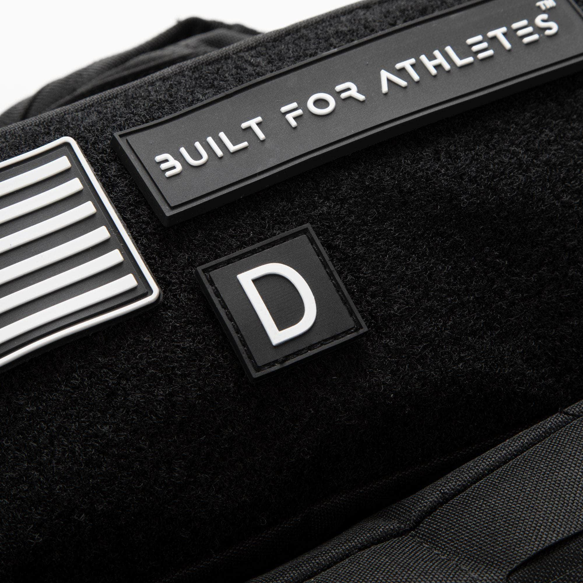 Built for Athletes Patches Letter Rubber Patches