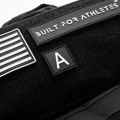 Built for Athletes Patches Letter Rubber Patches