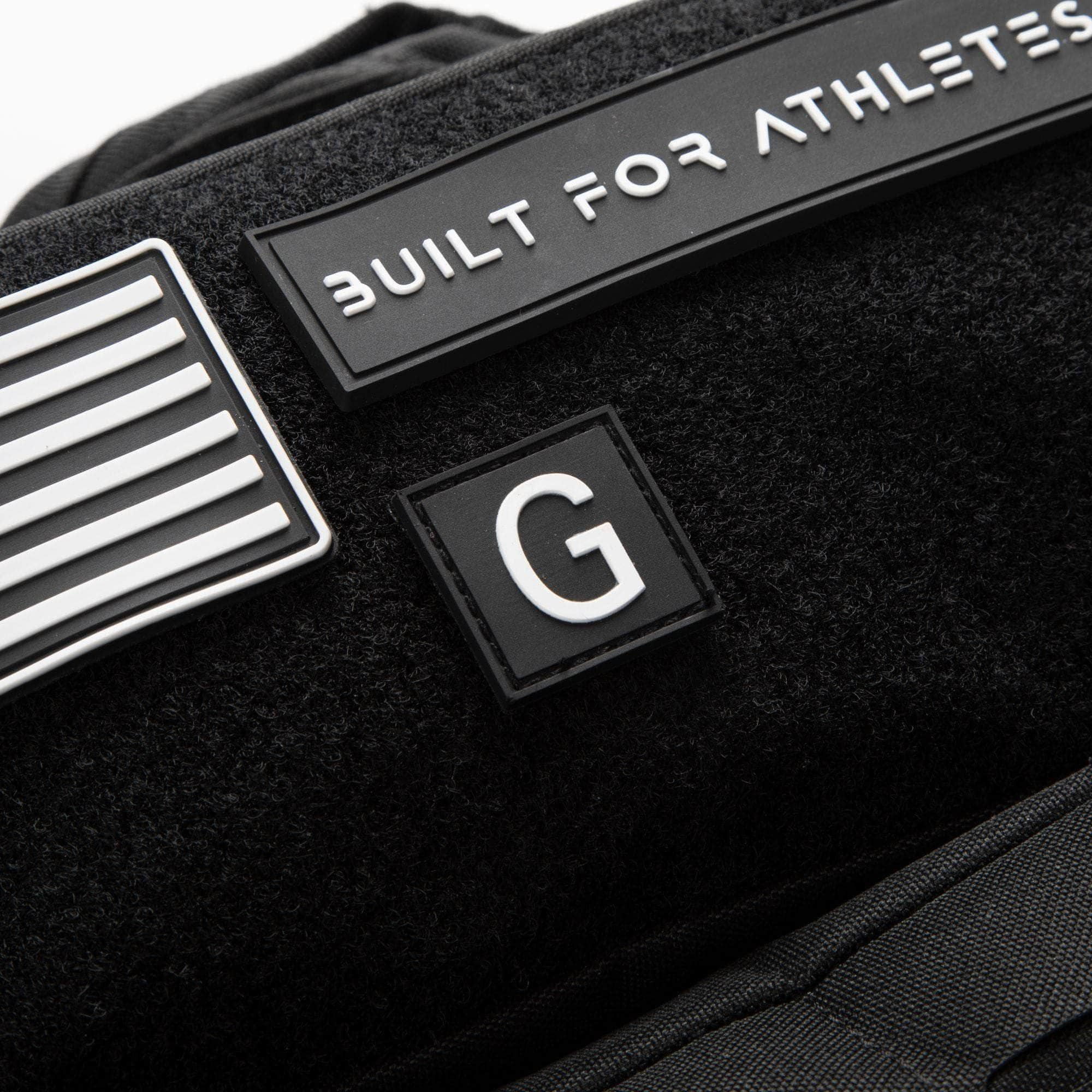 Built for Athletes Patches Letter Rubber Patches