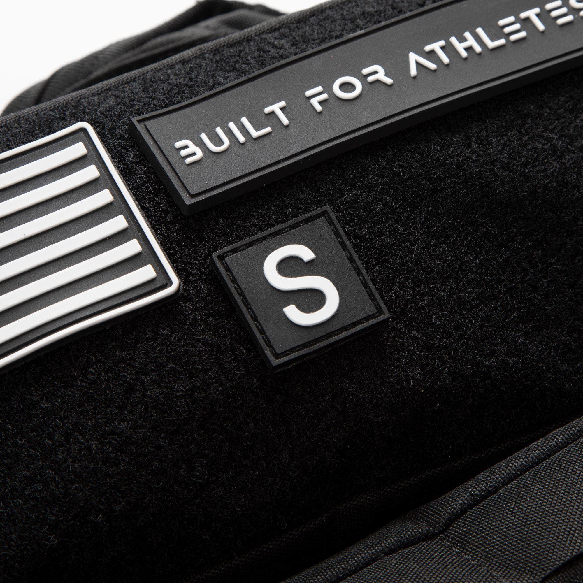 Built for Athletes Patches Letter Rubber Patches