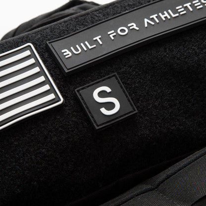 Built for Athletes Patches Letter Rubber Patches