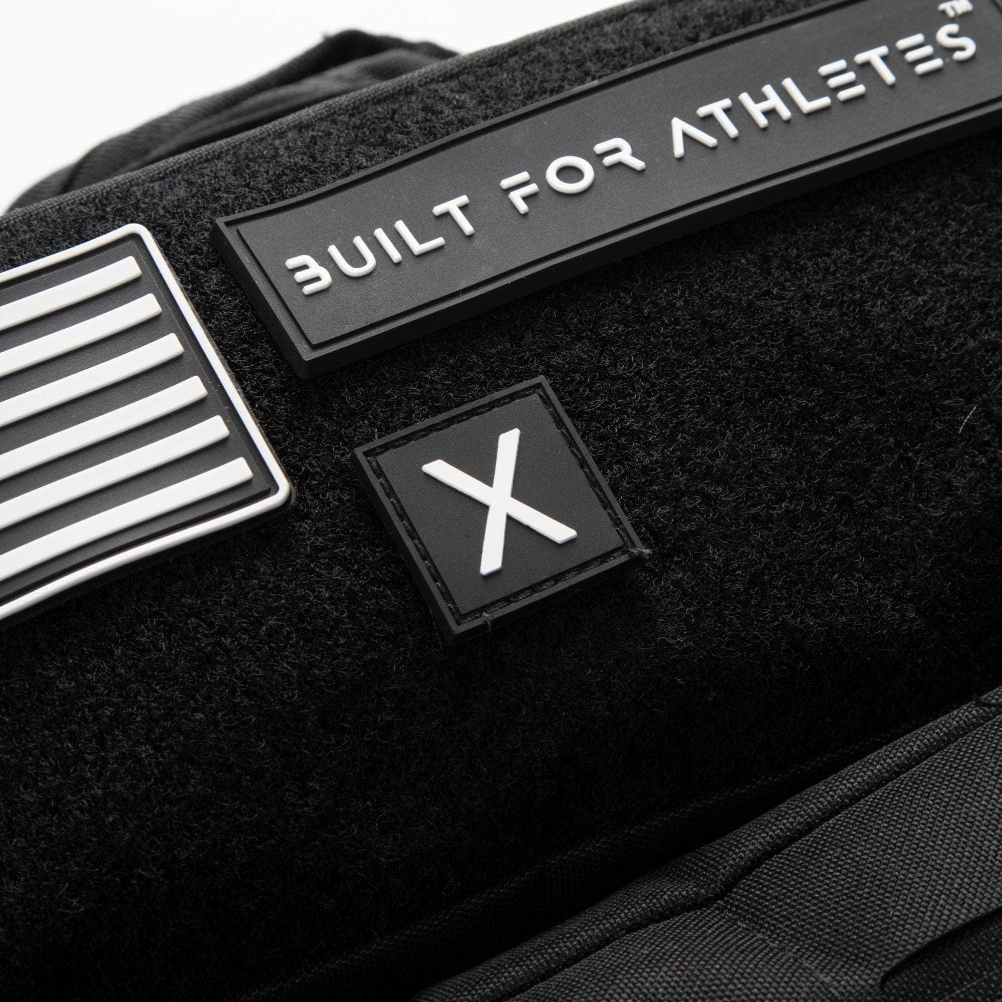 Built for Athletes Patches Letter Rubber Patches