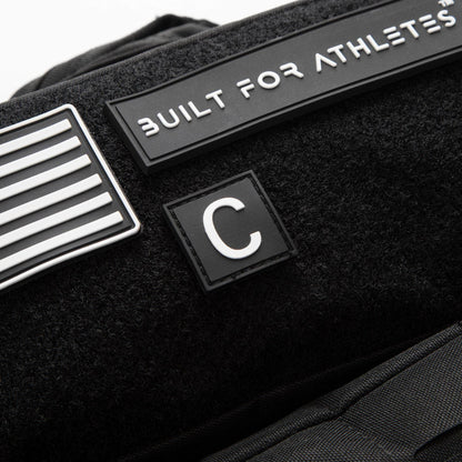 Built for Athletes Patches Letter Rubber Patches