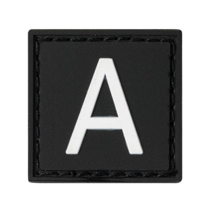 Built for Athletes Patches A Letter Rubber Patches