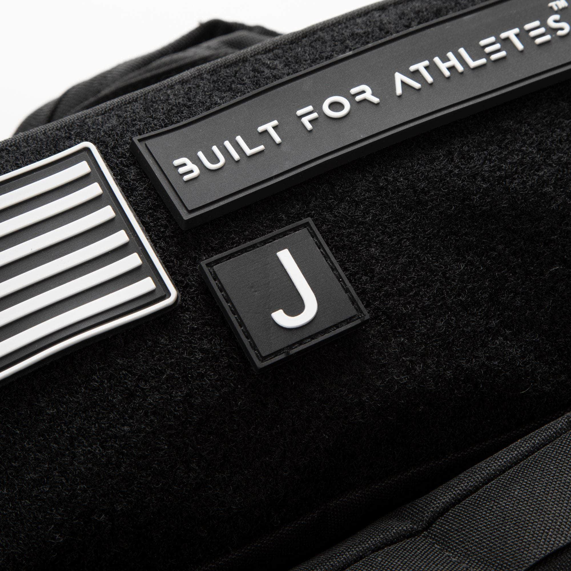 Built for Athletes Patches Letter Rubber Patches