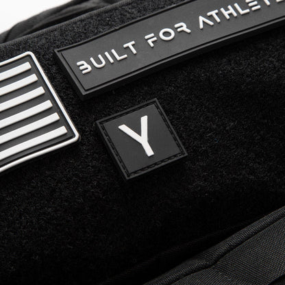 Built for Athletes Patches Letter Rubber Patches