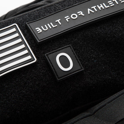 Built for Athletes Patches Letter Rubber Patches