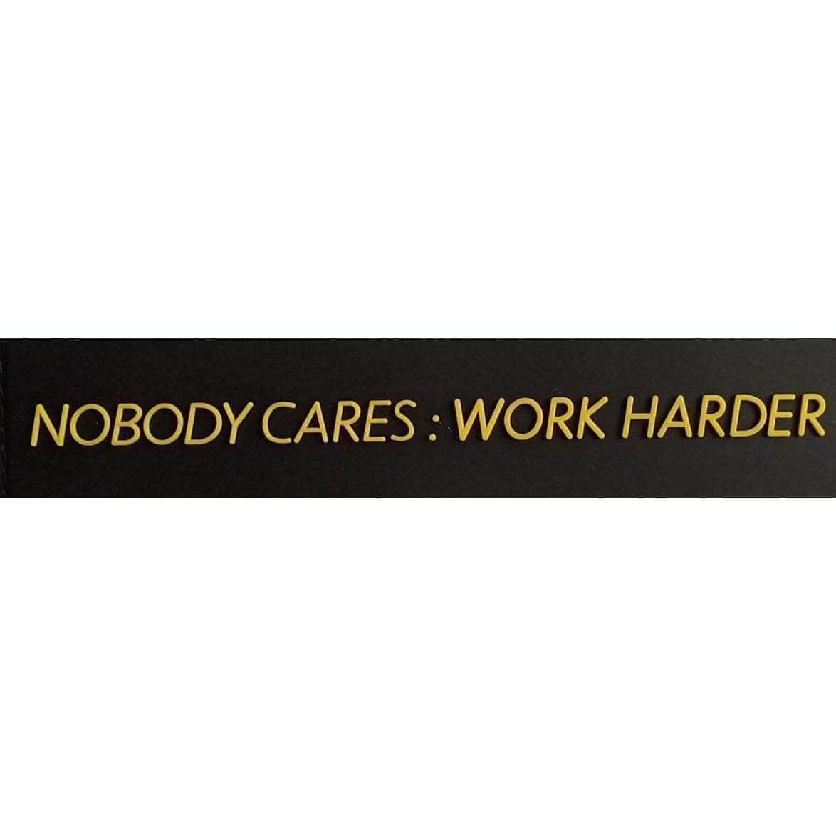 Built for Athletes Patches Nobody Cares : Work Harder Patch