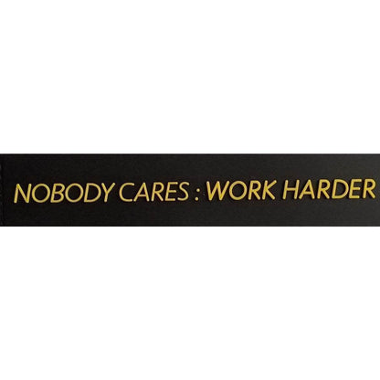 Built for Athletes Patches Nobody Cares : Work Harder Patch