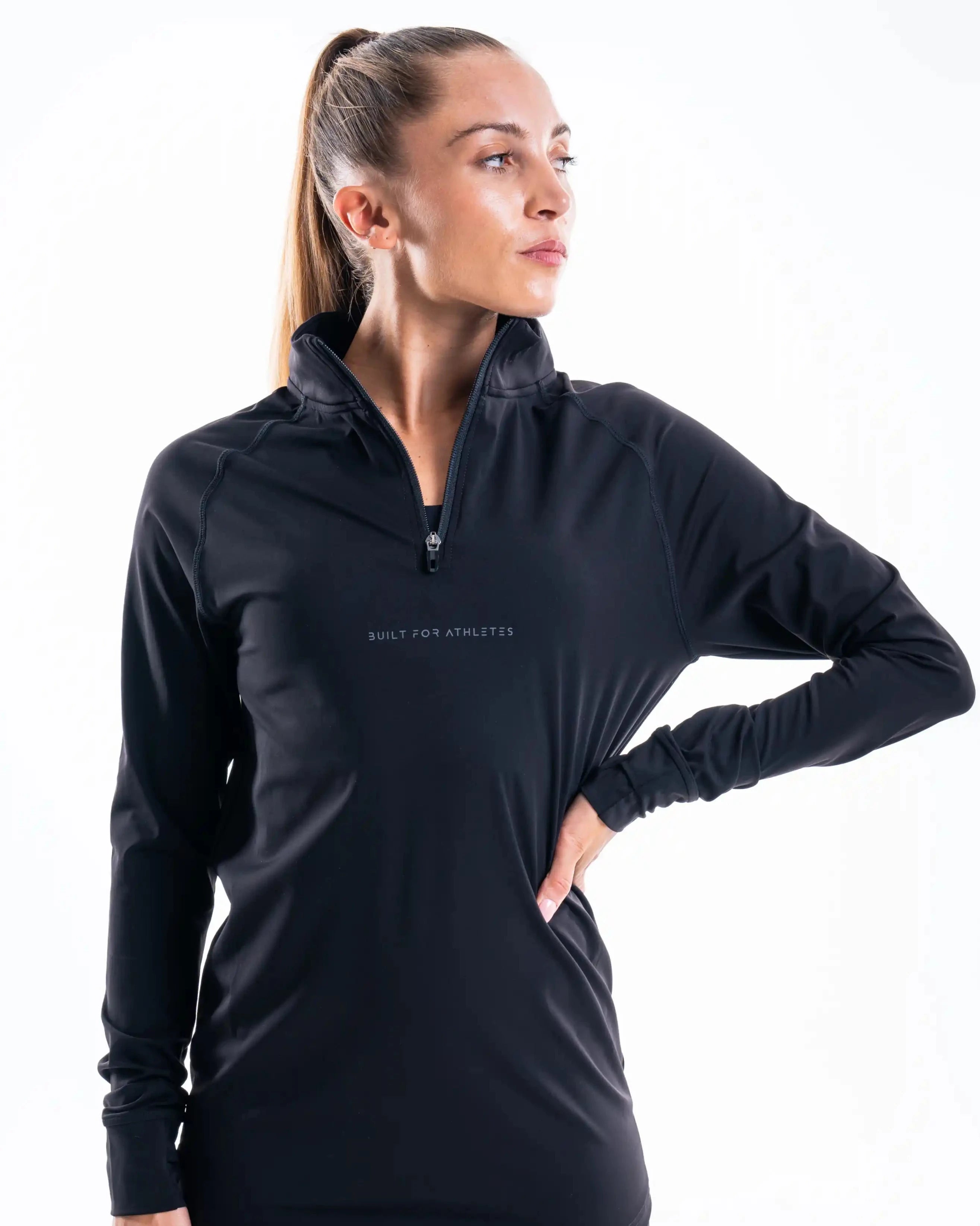 Damen 1/4 Zip Pullover