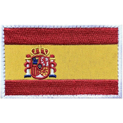 Built for Athletes Aufnäher Spanien Landesflagge Aufnäher