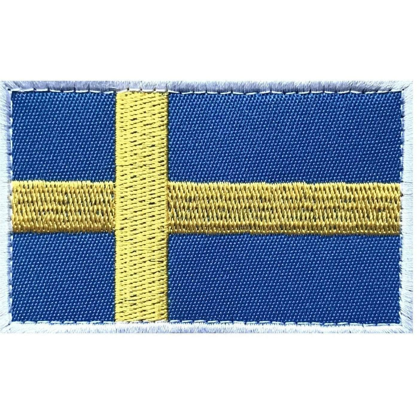 Built for Athletes Aufnäher Schweden Landesflagge Aufnäher