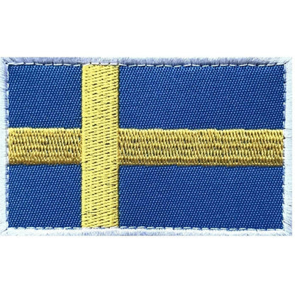 Built for Athletes Aufnäher Schweden Landesflagge Aufnäher