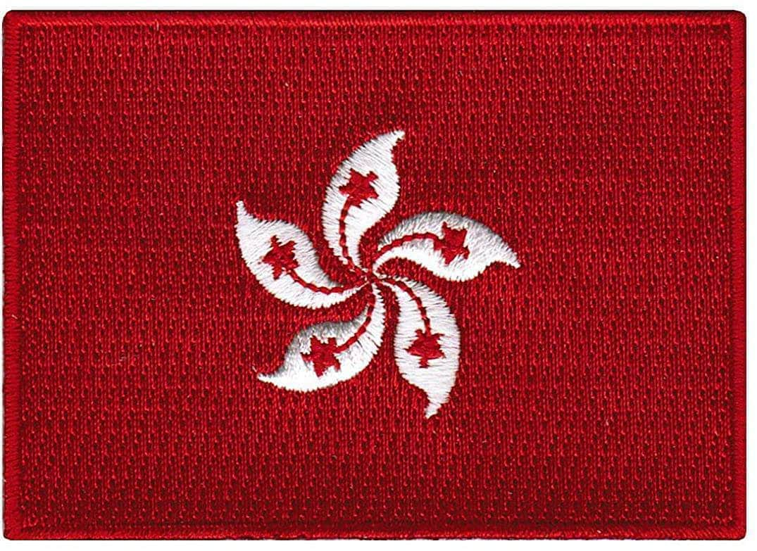 Built for Athletes Aufnäher Hongkong Landesflagge Aufnäher