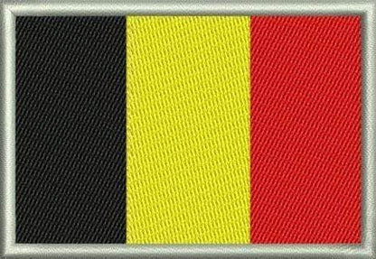 Built for Athletes Aufnäher Belgien Landesflagge Aufnäher