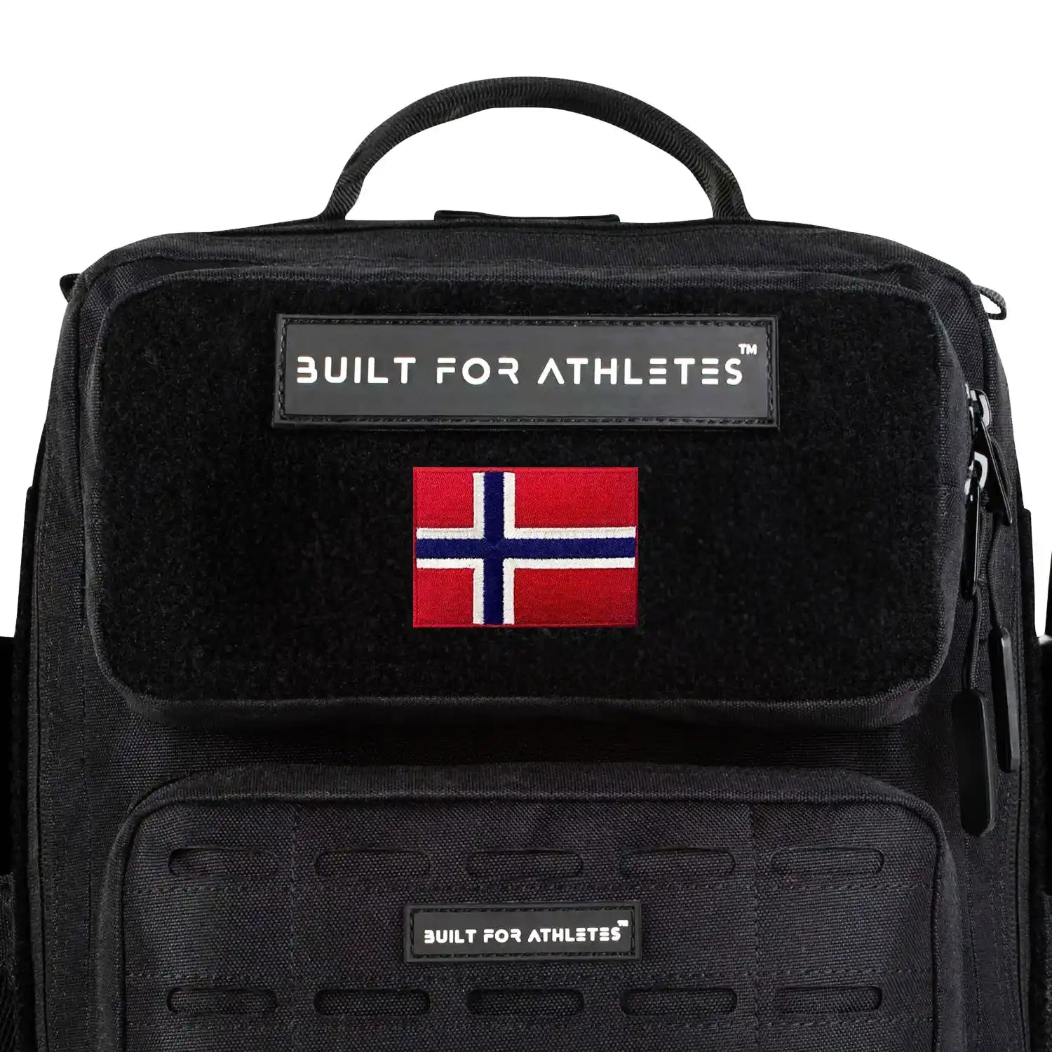 Aufnäher "Built for Athletes" Aufnäher Norwegens Landesflagge