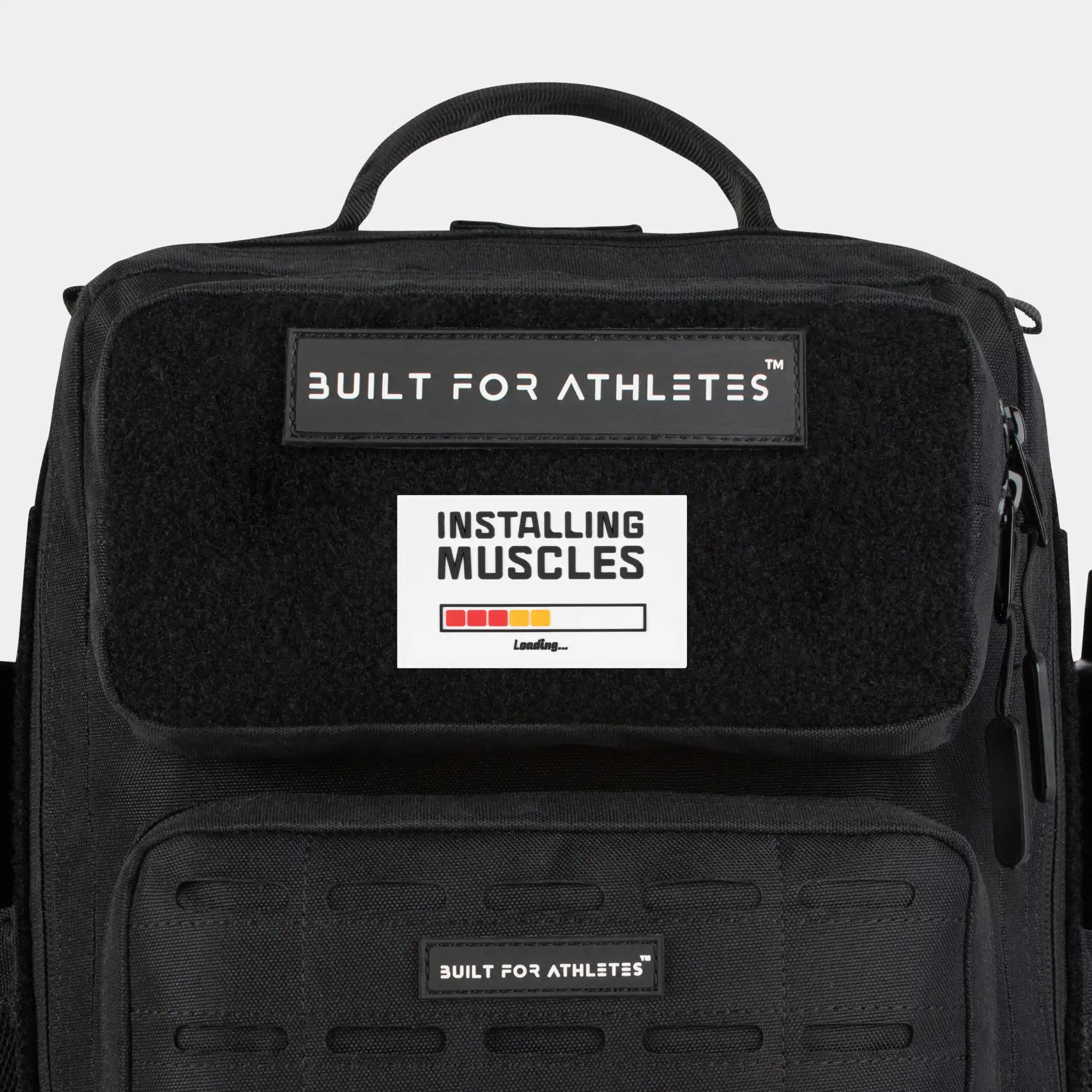 Built for Athletes Patches Installation von Muskeln Patch